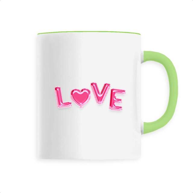 Image back Mug céramique love