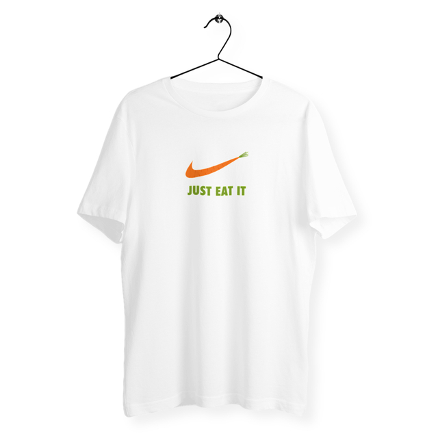Image back T-shirt homme just eat it vert 