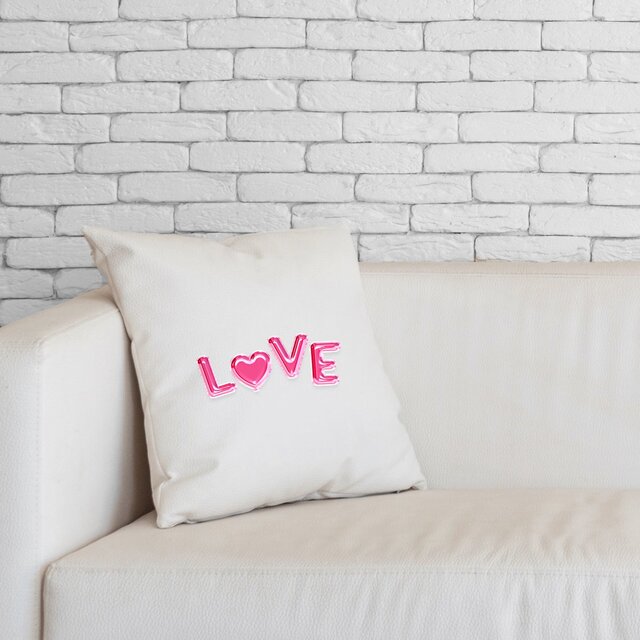 Image front Coussin love