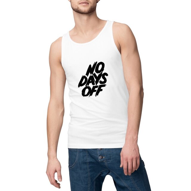 Image front Débardeur homme No days off