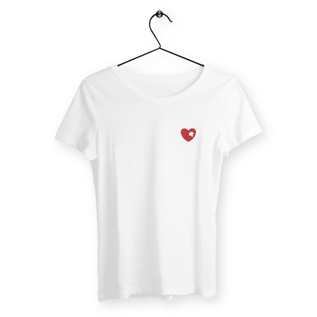Image back T-shirt femme Puzzle