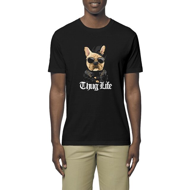 Image front T-shirt homme Thug life