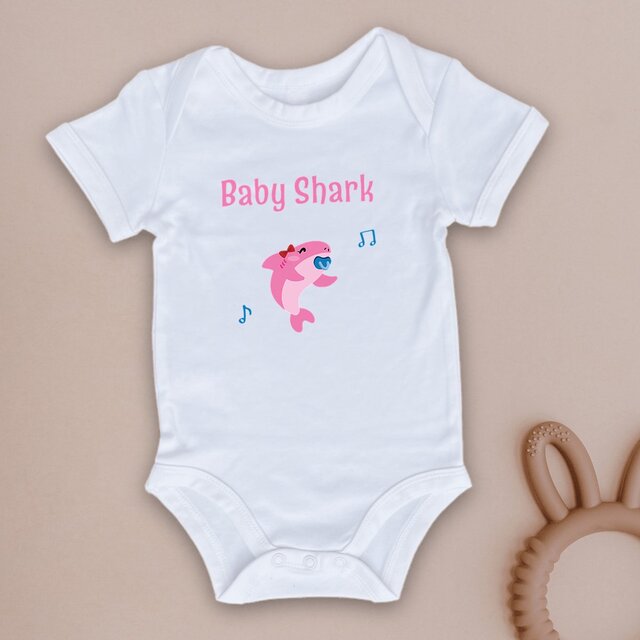 Image front Body baby shark rose