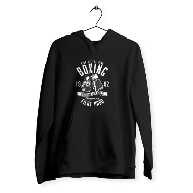 Image front Sweat unisexe boxe