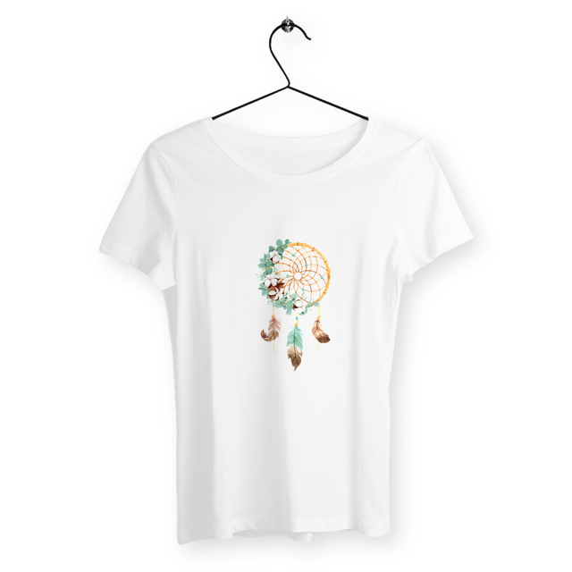 Image back T-shirt femme attrape rêve