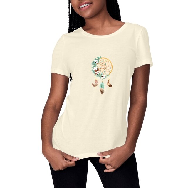 Image front T-shirt femme attrape rêve