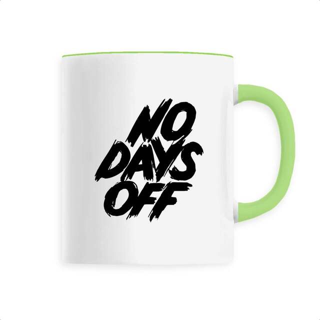 Image front Mug céramique No days off