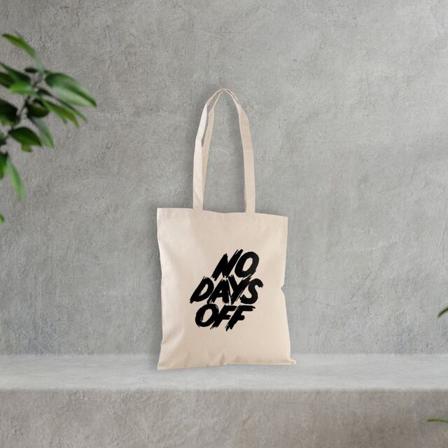 Image front Sac coton No days off