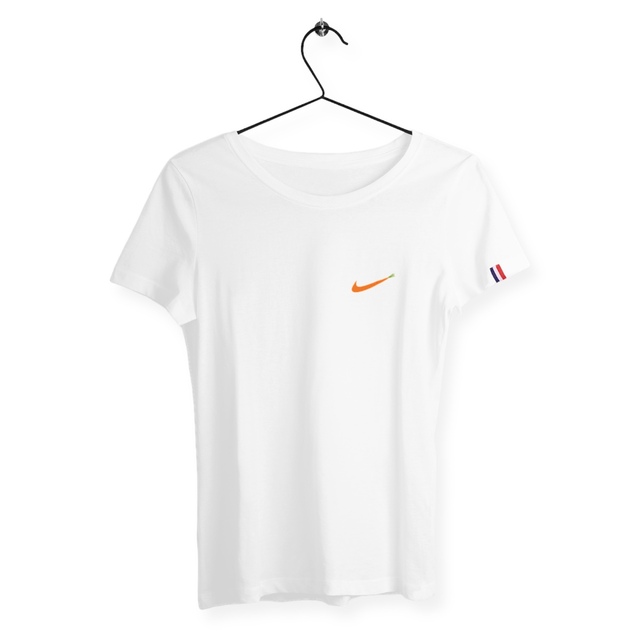 Image back T-shirt femme logo carotte France édition