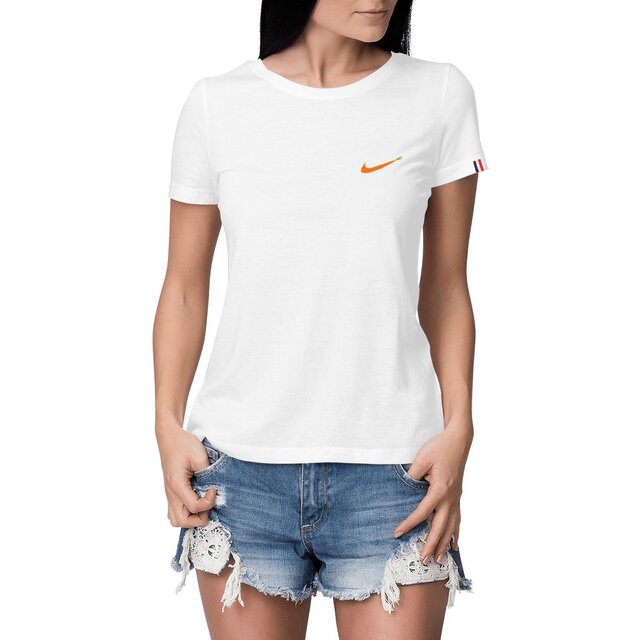 Image front T-shirt femme logo carotte France édition
