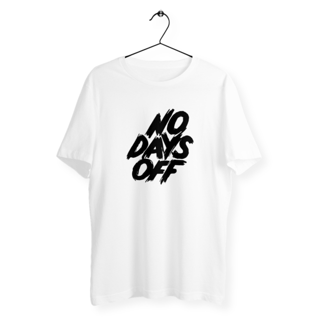 Image back T-shirt homme No days off