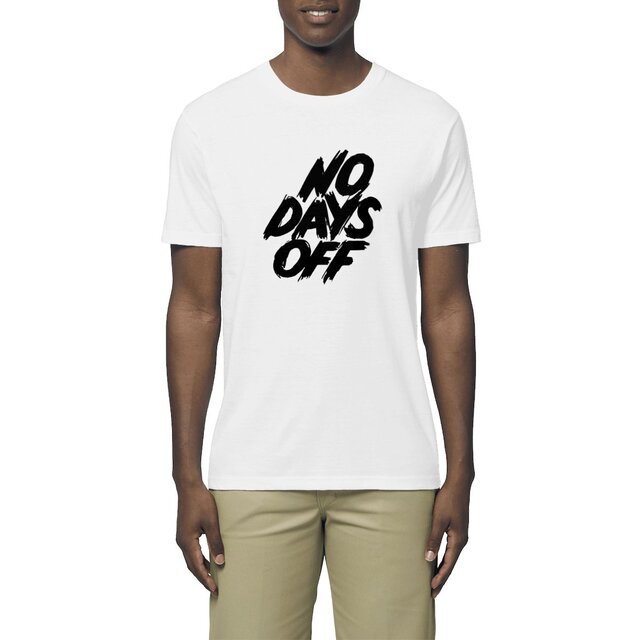 Image front T-shirt homme No days off