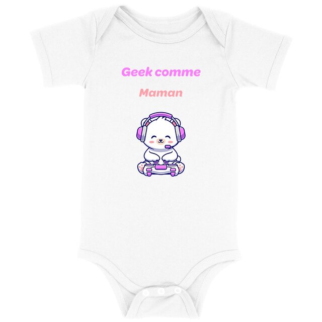 Image back Body geek comme maman ours