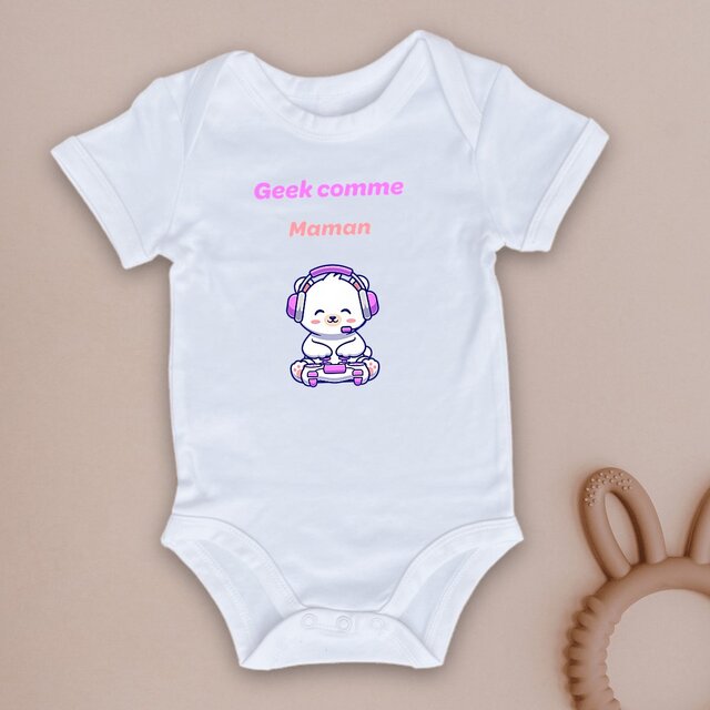 Image front Body geek comme maman ours