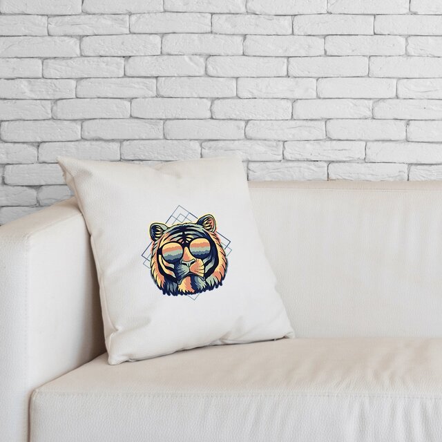 Image front Coussin tigre miami
