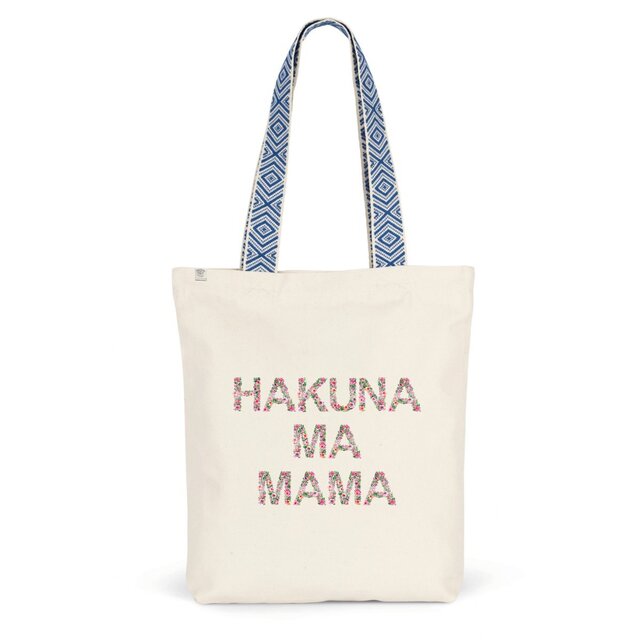 Image back Sac coton ethnique hakuna ma mama