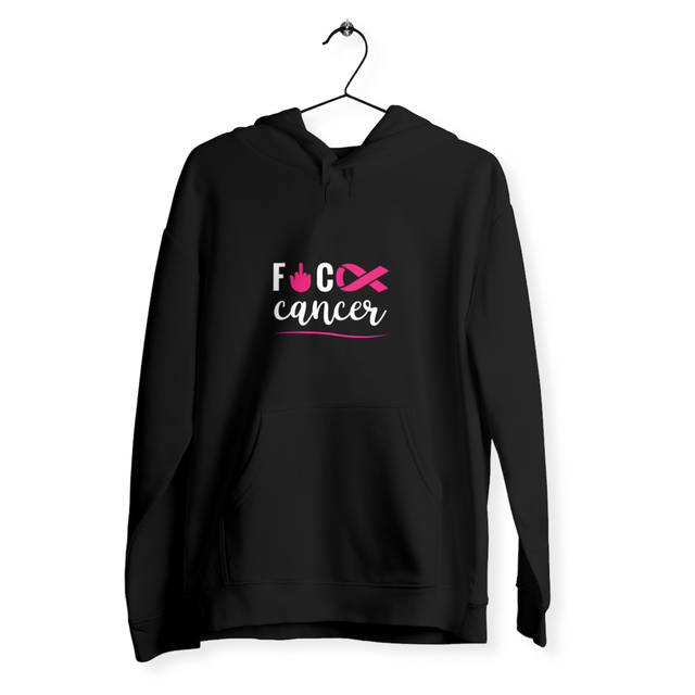 Image front Sweat unisexe fuck cancer