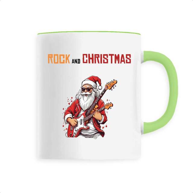 Image front Mug rock and christmas
