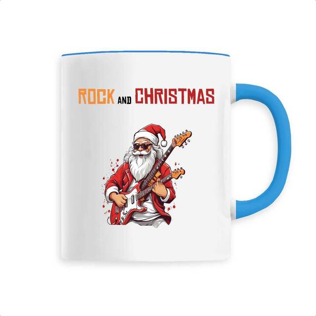 Image back Mug rock and christmas