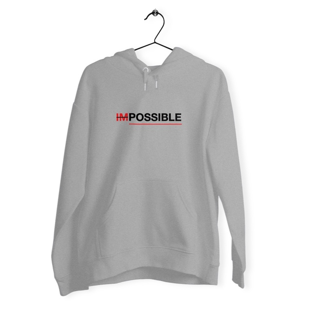 Image back Sweat unisexe luxe "possible" 