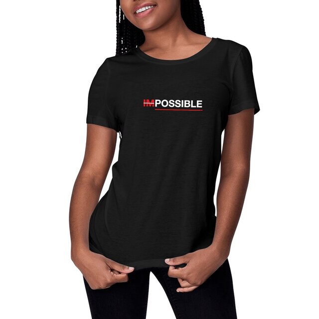 Image front T-shirt femme "possible"
