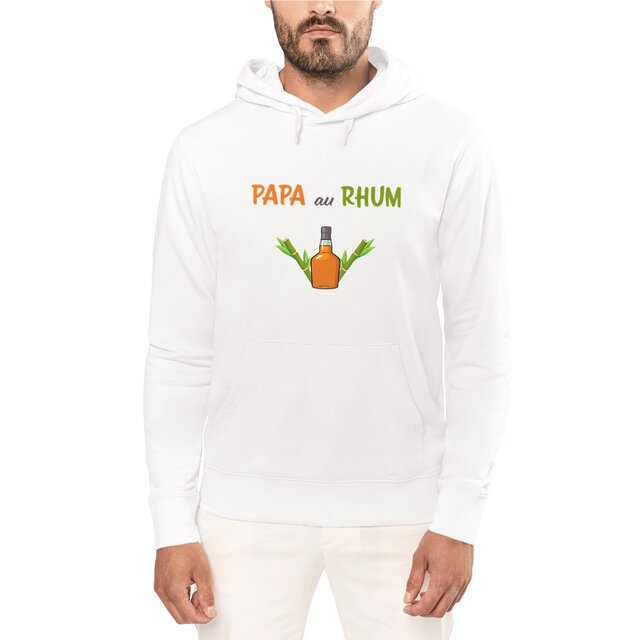 Image front Sweat homme papa au rhum
