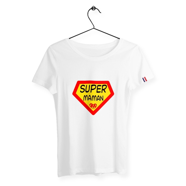 Image back T-shirt super maman France édition