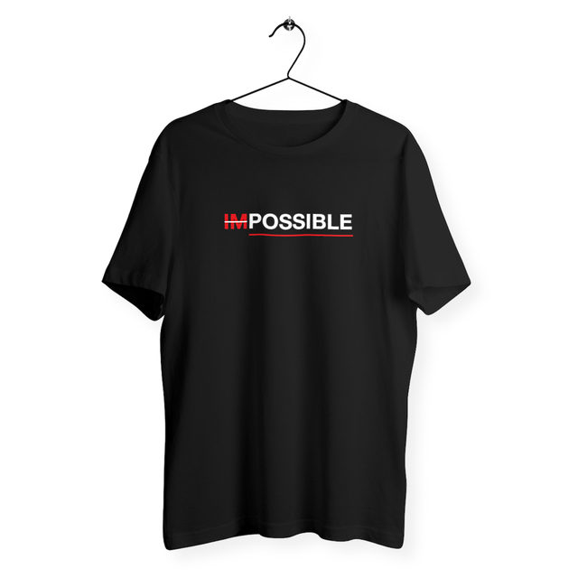Image back T-shirt homme "possible"