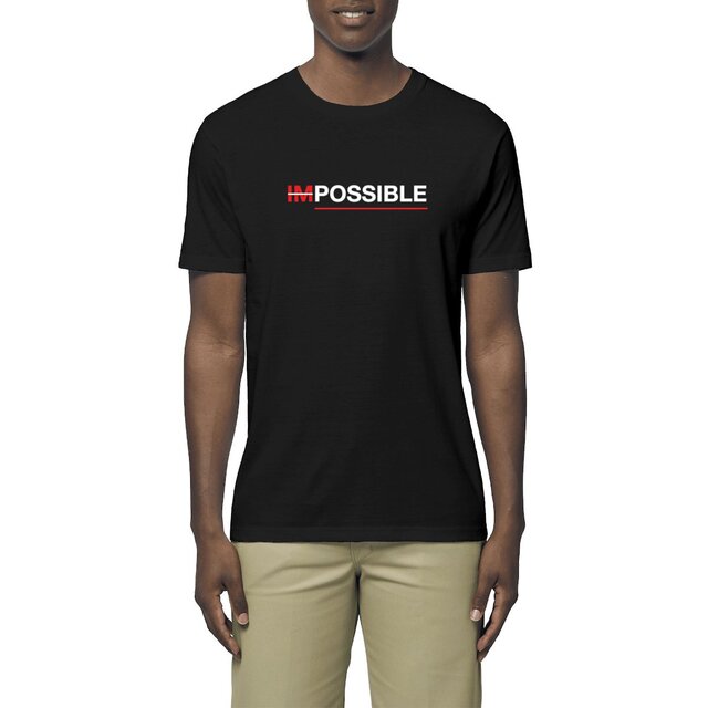 Image front T-shirt homme "possible"