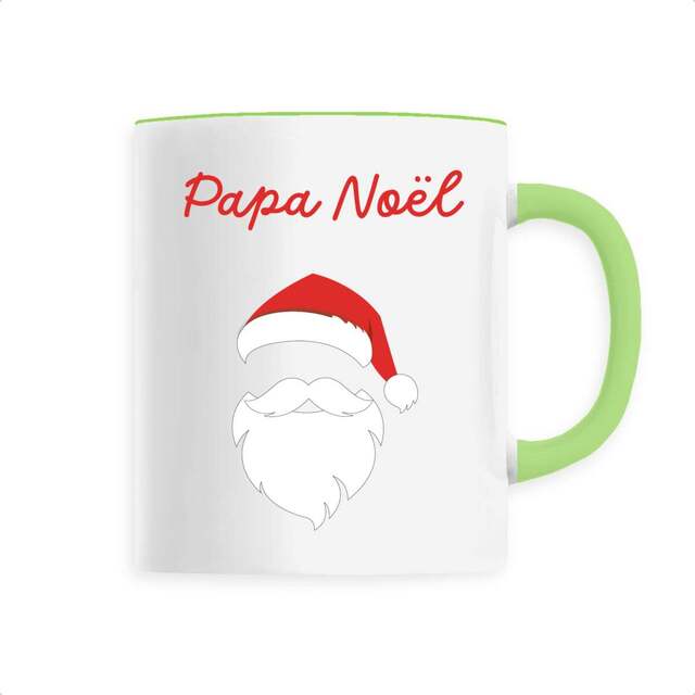 Image front Mug céramique papa Noël