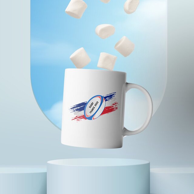 Image front Mug céramique rugby 2023