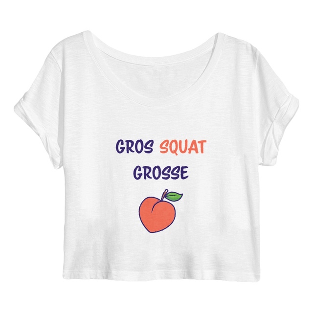 Image back Crop top gros squat