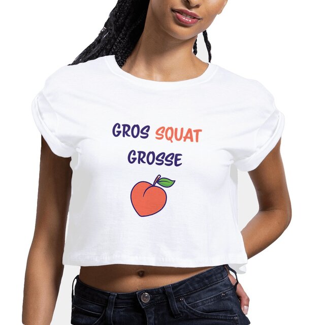 Image front Crop top gros squat