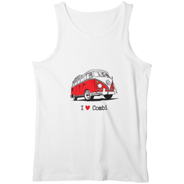 Image back Débardeur homme I love combi