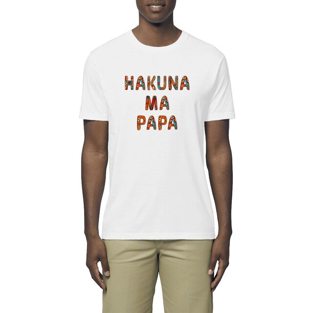 Image front T-shirt homme hakuna ma papa