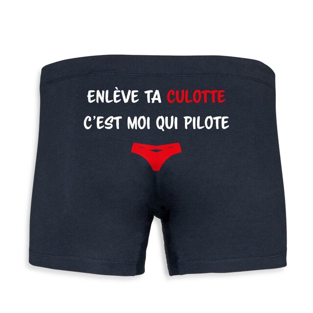 Image back Boxer homme c'est moi qui pilote