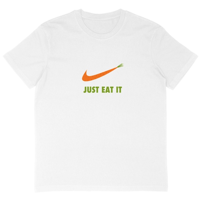 Image back T-shirt oversize just eat it vert