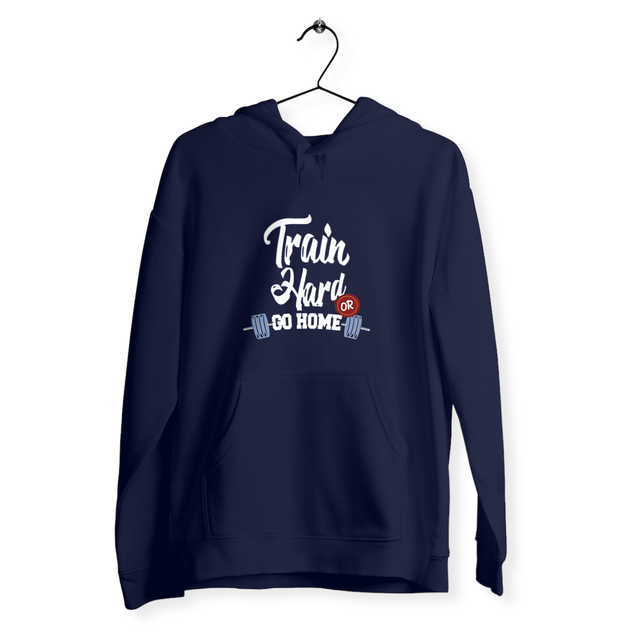 Image back Sweat unisexe train hard or go home