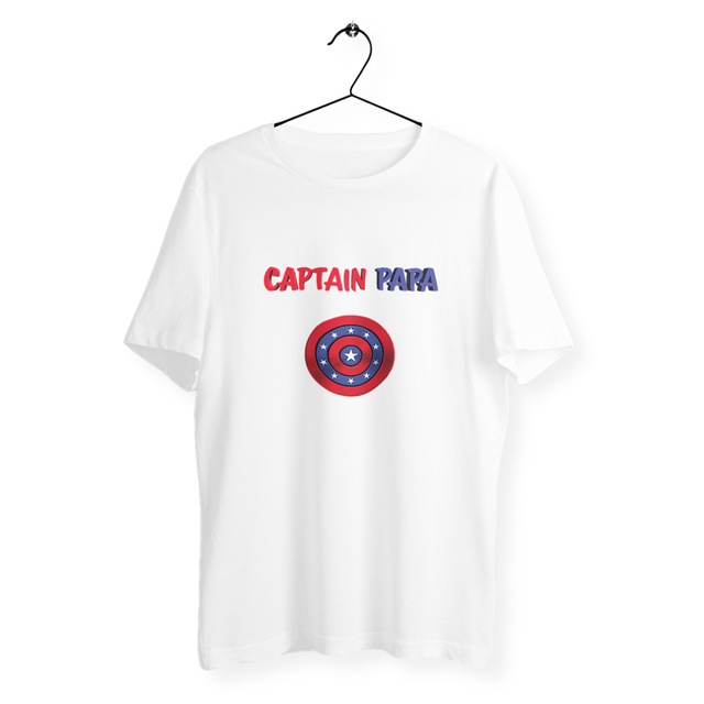 Image back T-shirt homme captain papa