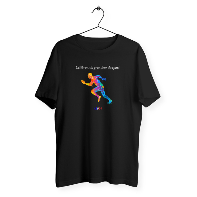 Image back T-shirt homme athlétisme