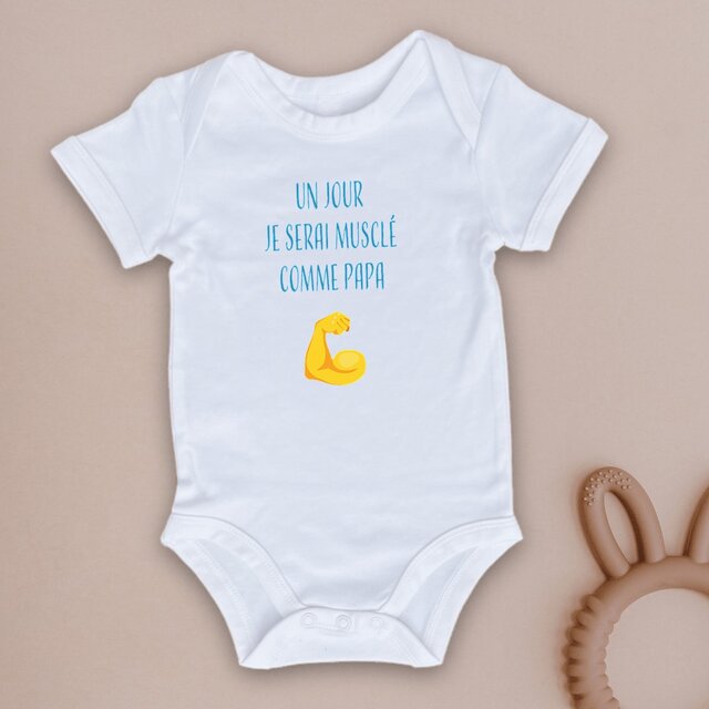 Image front Body musclé comme papa