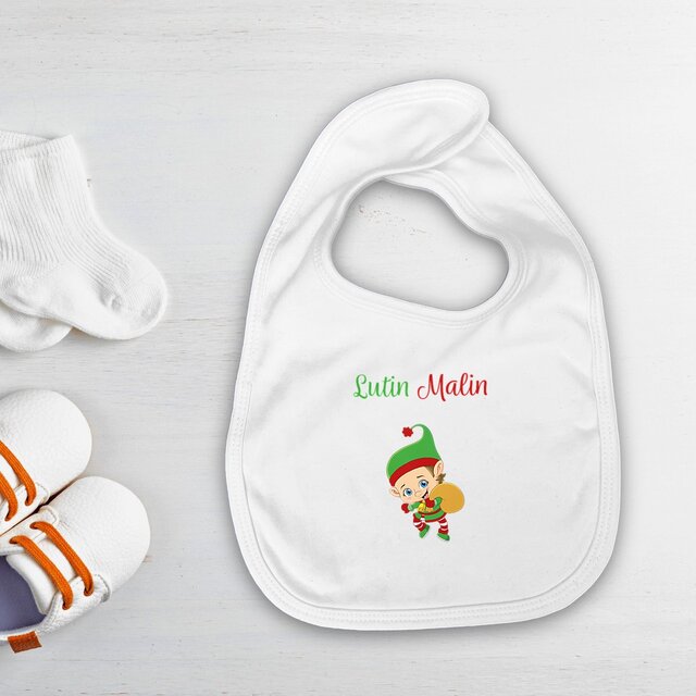 Image front Bavoir lutin malin