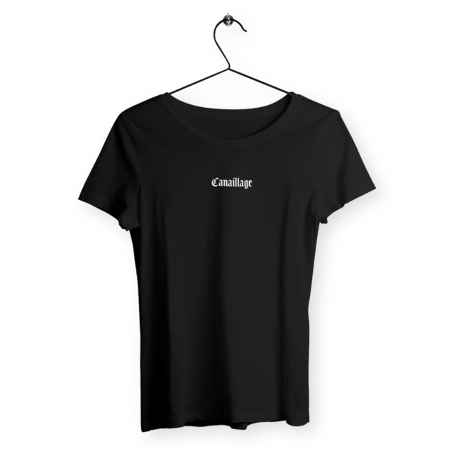 Image back T-shirt femme canaillage goth