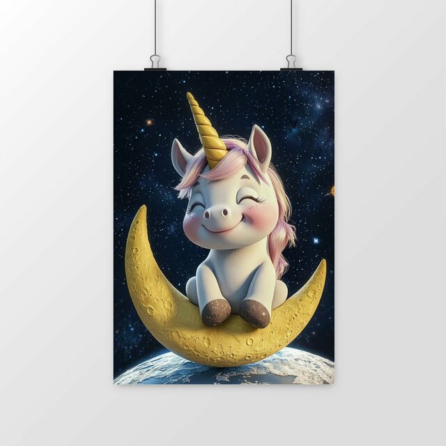 Image front Poster la licorne des rêves
