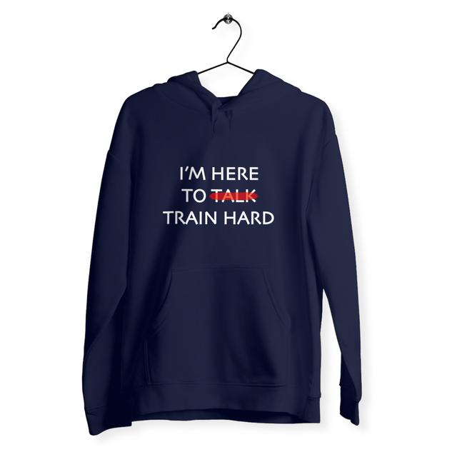 Image back Sweat unisexe I'm here to train hard