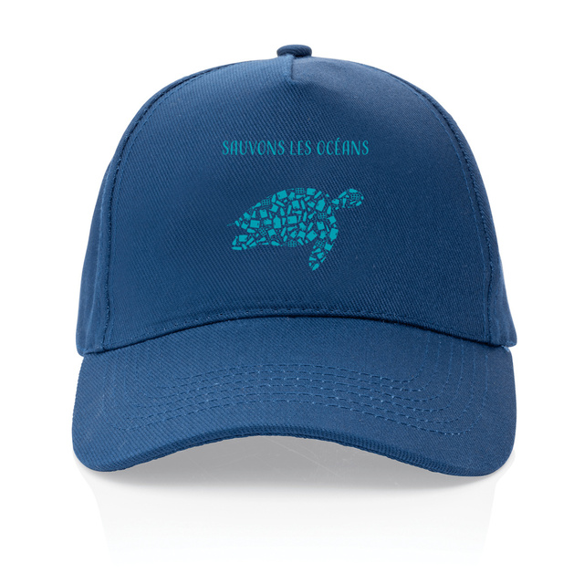 Image back Casquette Sauvons les océans tortue