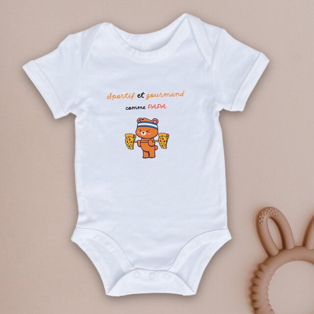 Image front Body sportif et gourmand comme papa