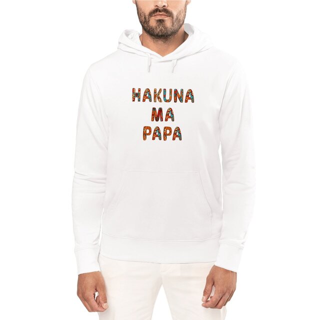 Image front Sweat homme hakuna ma papa