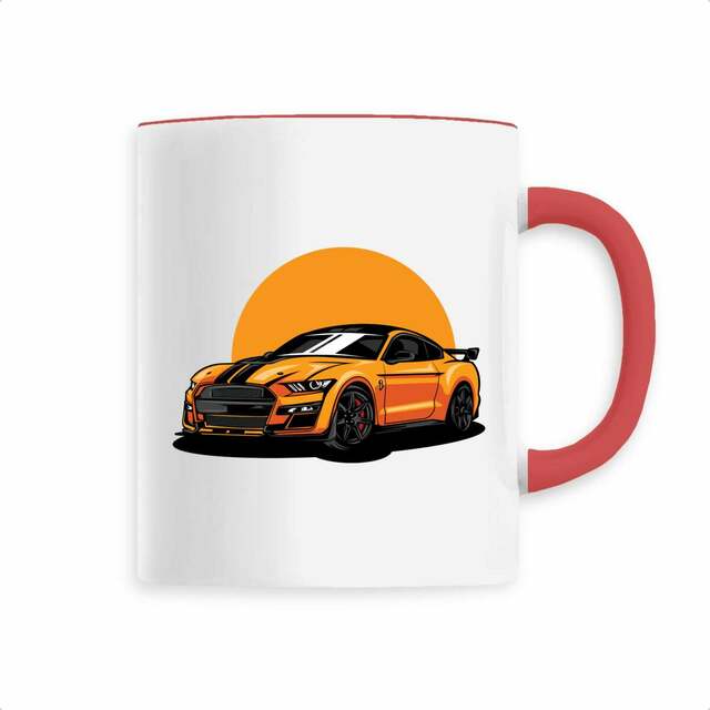 Image back Mug céramique muscle car