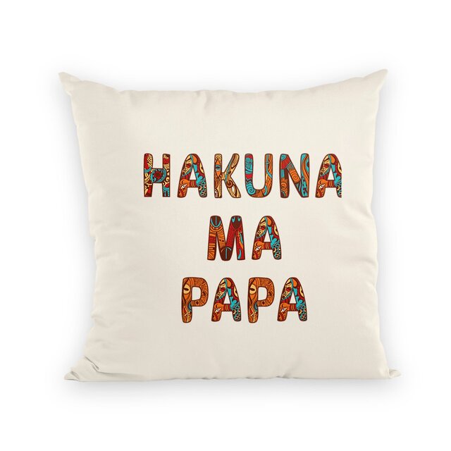 Image back Coussin hakuna ma papa